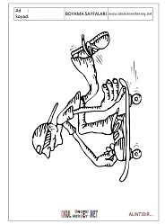 Kaykay boyama sayfaları